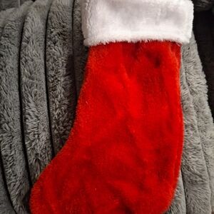 Red and White Christmas Stocking